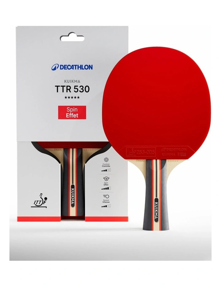 Decathlon | Table Tennis Bat TTR 530 Spin 5* ITTF Club image 7