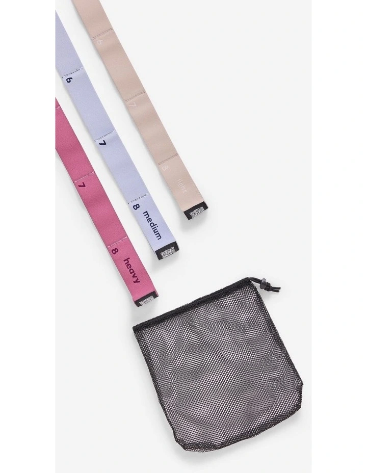 Decathlon | Pilates Elastic Bands Tri-Pack 7, 10, and 15 kg Resistance image 1