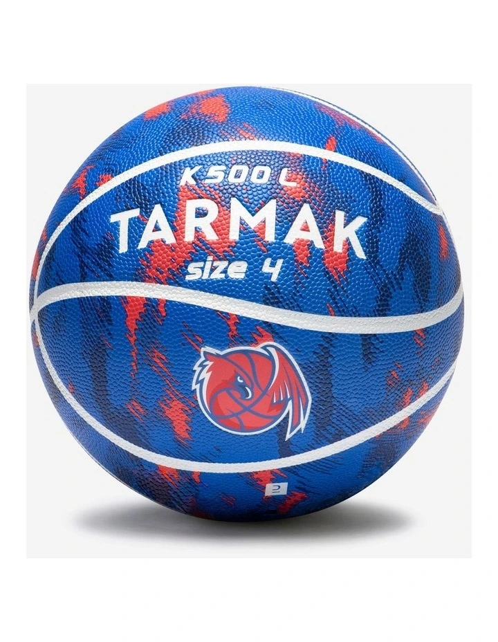 Decathlon | Size 4 Basketball Wizzy K500L - Blue/Red image 1