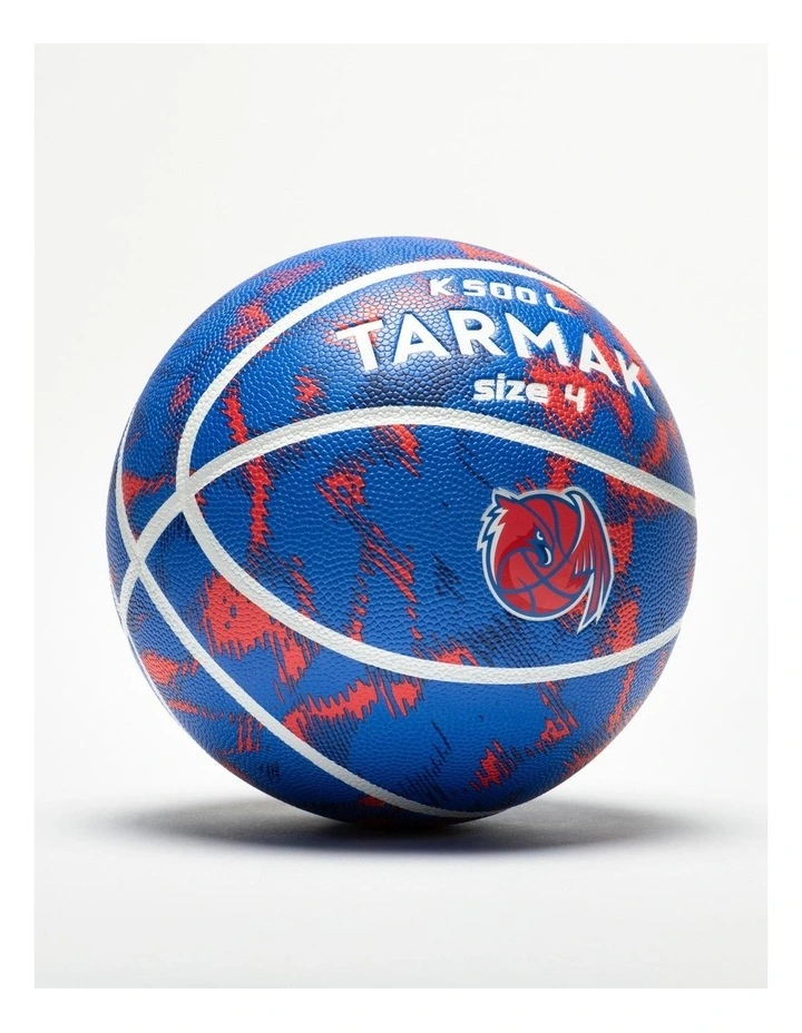 Decathlon | Size 4 Basketball Wizzy K500L - Blue/Red image 3