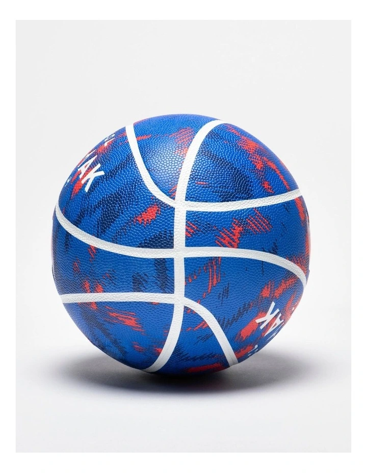 Decathlon | Size 4 Basketball Wizzy K500L - Blue/Red image 4