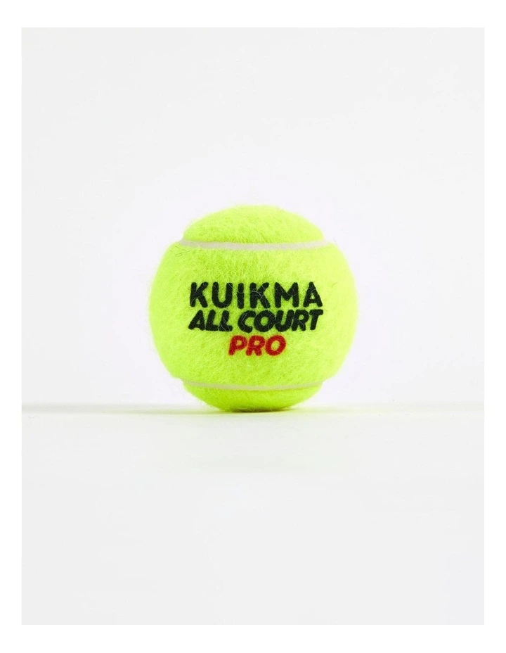 Decathlon | Versatile Tennis Ball Comfort Pro * 4 Twin-Pack - Yellow image 2