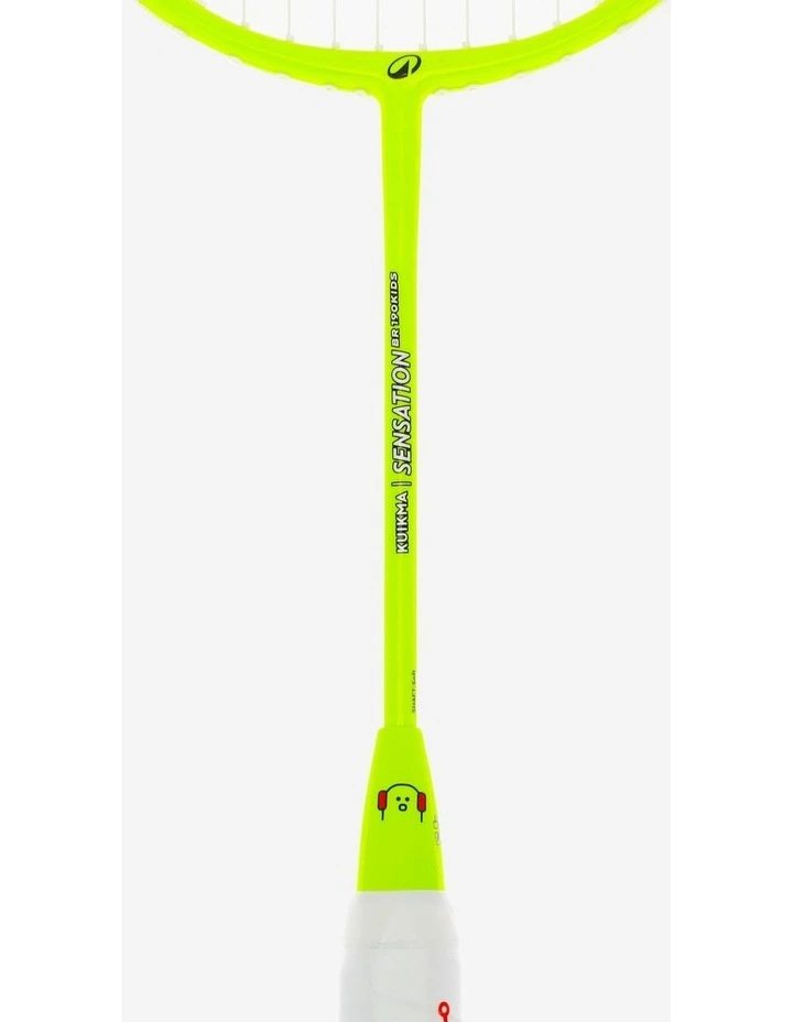 Decathlon | KID BADMINTON RACKET BR SENSATION 190 EASY KID LIME image 4