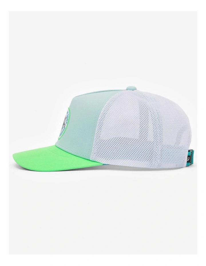 Decathlon | Kids surfing trucker cap - Poulpy green image 4