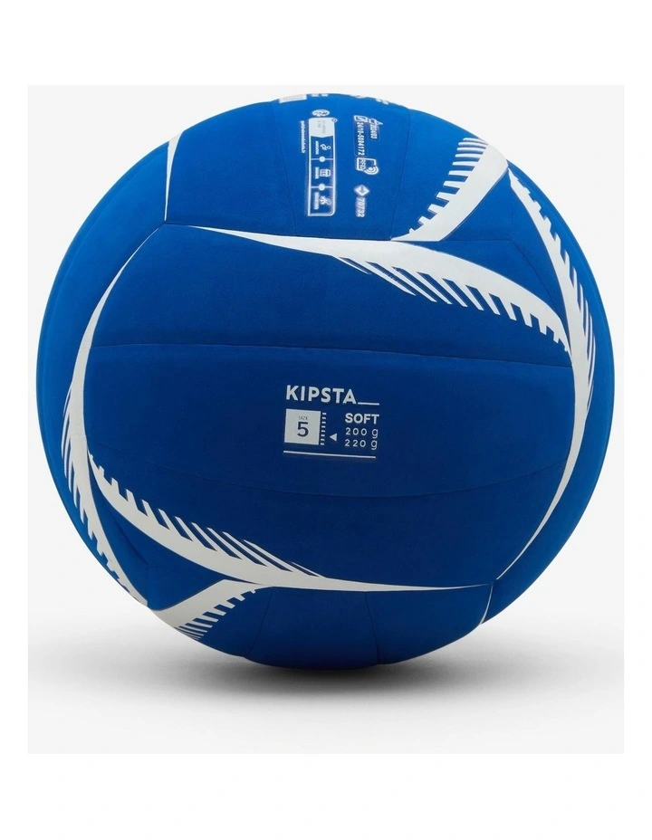 Decathlon | Volleyball 200 / 220 g Ball VB500 Soft - Blue/White image 6
