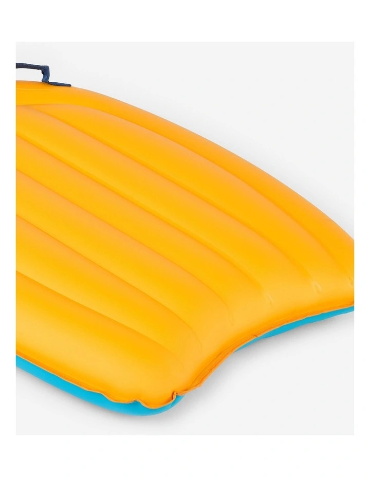 Decathlon | Inflatable bodyboard, orange and blue image 2