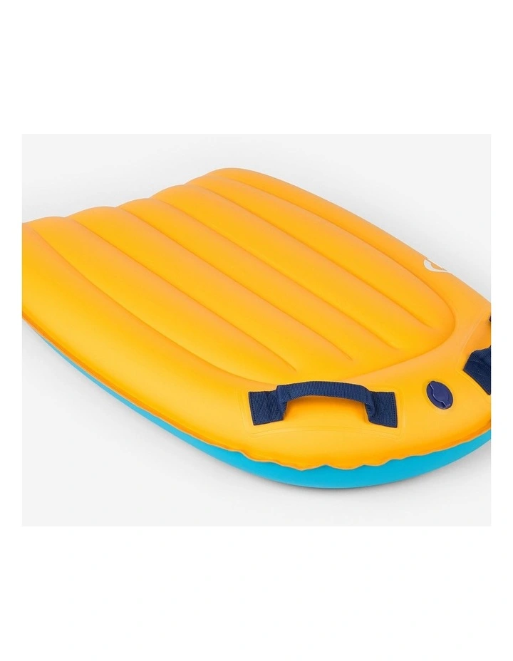 Decathlon | Inflatable bodyboard, orange and blue image 3