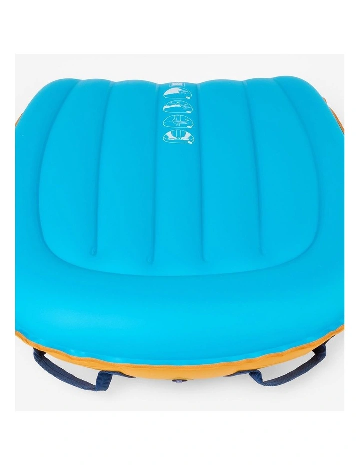 Decathlon | Inflatable bodyboard, orange and blue image 4
