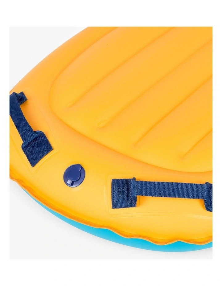 Decathlon | Inflatable bodyboard, orange and blue image 5