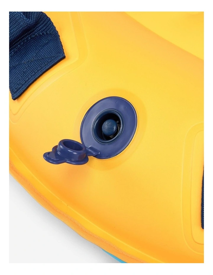 Decathlon | Inflatable bodyboard, orange and blue image 6