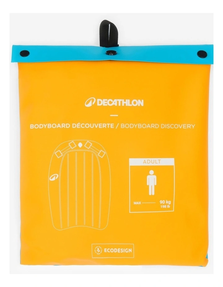 Decathlon | Inflatable bodyboard, orange and blue image 7