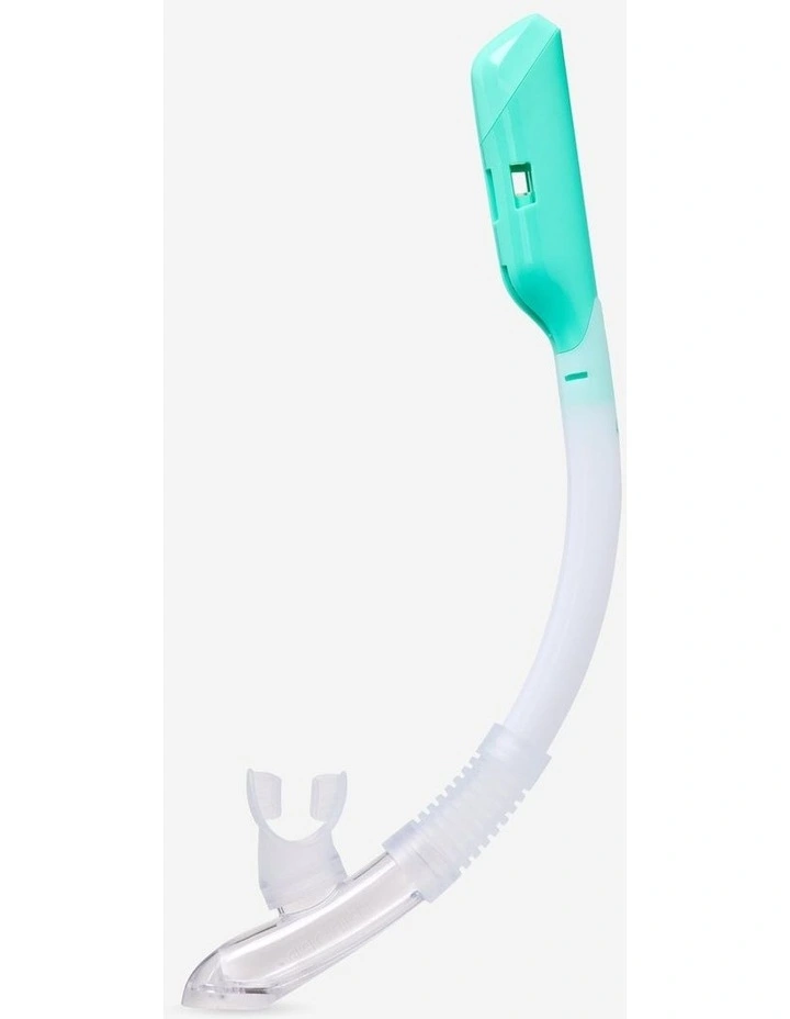 Kids snorkelling COMFORT anti-fog mask DRY TOP snorkel set, 100 White image 4