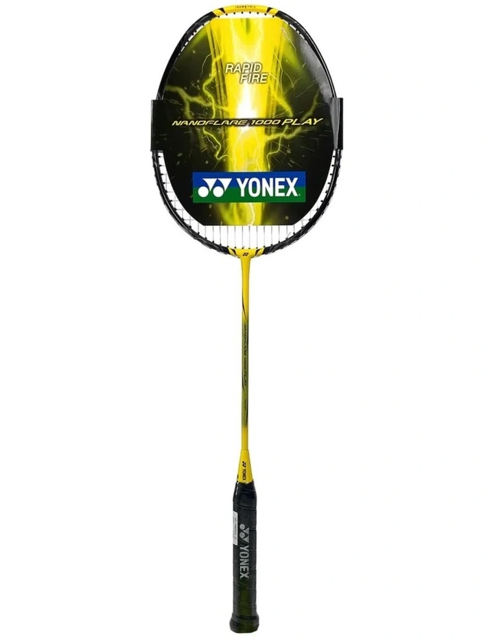 Decathlon | Yonex Nanoflare 1000 Play Strung Badminton Racket - Lightning Yellow image 3