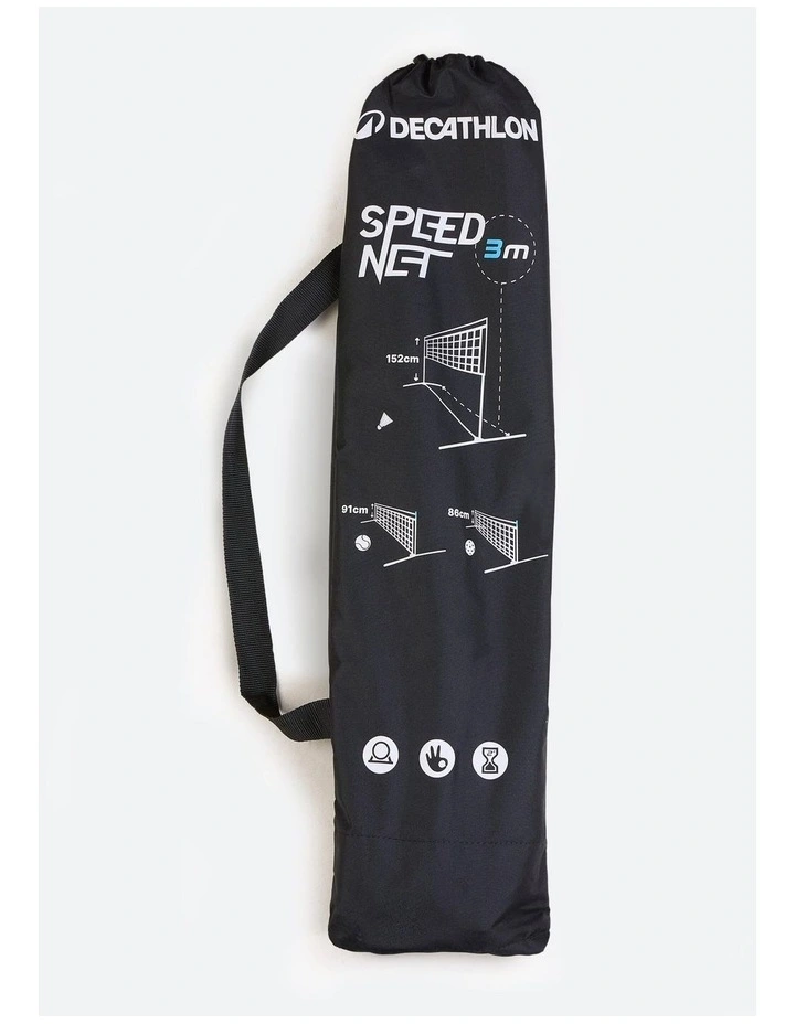 Decathlon | Multisport Net Speednet 3M V2 White Badminton, Tennis, Pickleball image 6