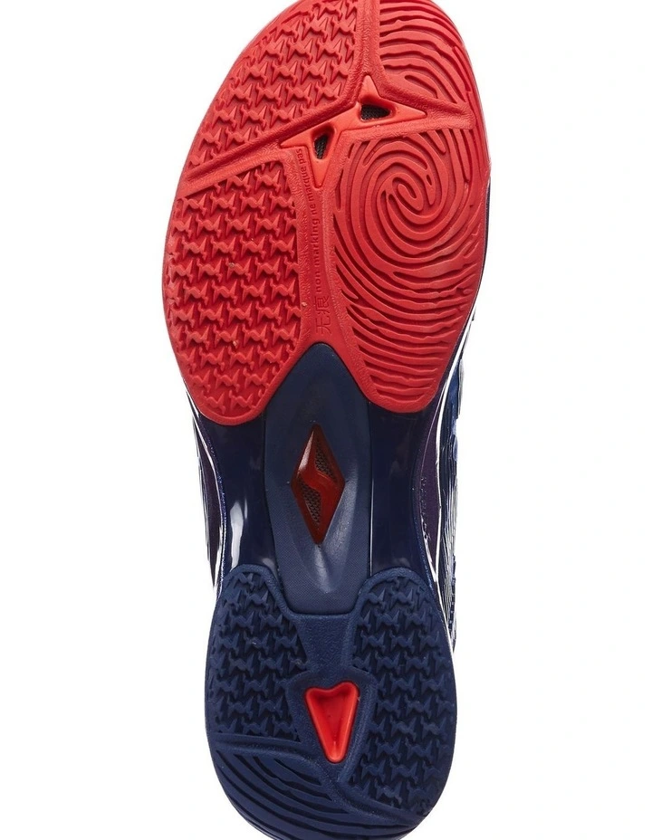Decathlon | Perfly Men Badminton Shoes BS 990 Navy Blue image 6