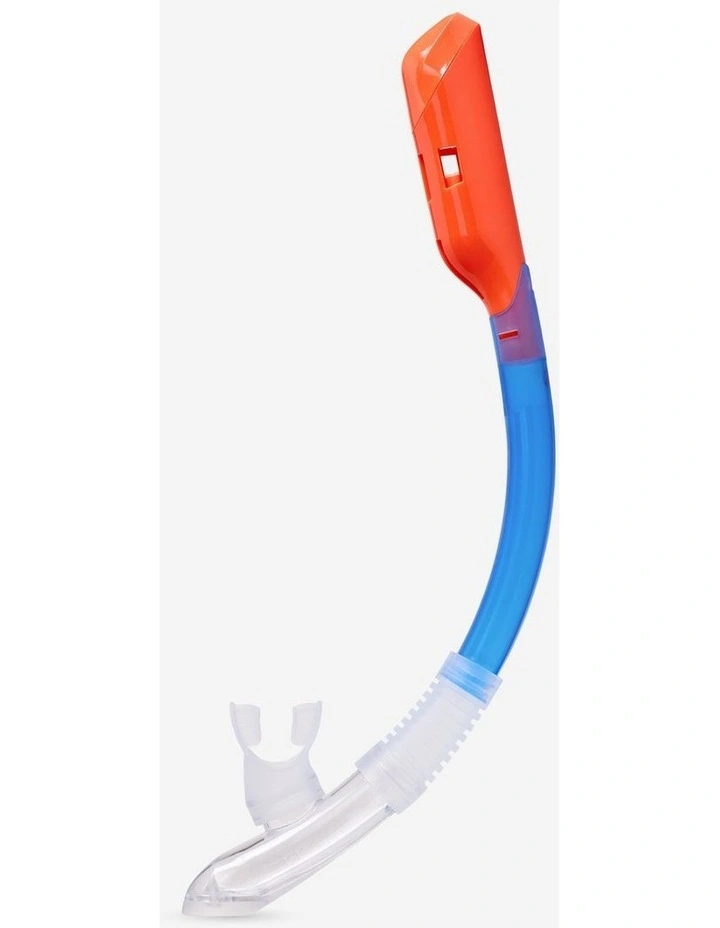 Kids snorkelling COMFORT anti-fog mask DRY TOP snorkel set, 100 Orange image 4