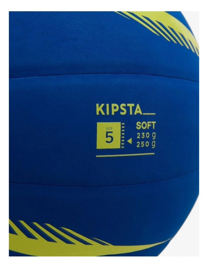 Decathlon | Volleyball 230/250 g Ball VB500 Soft - Blue/Yellow image 5