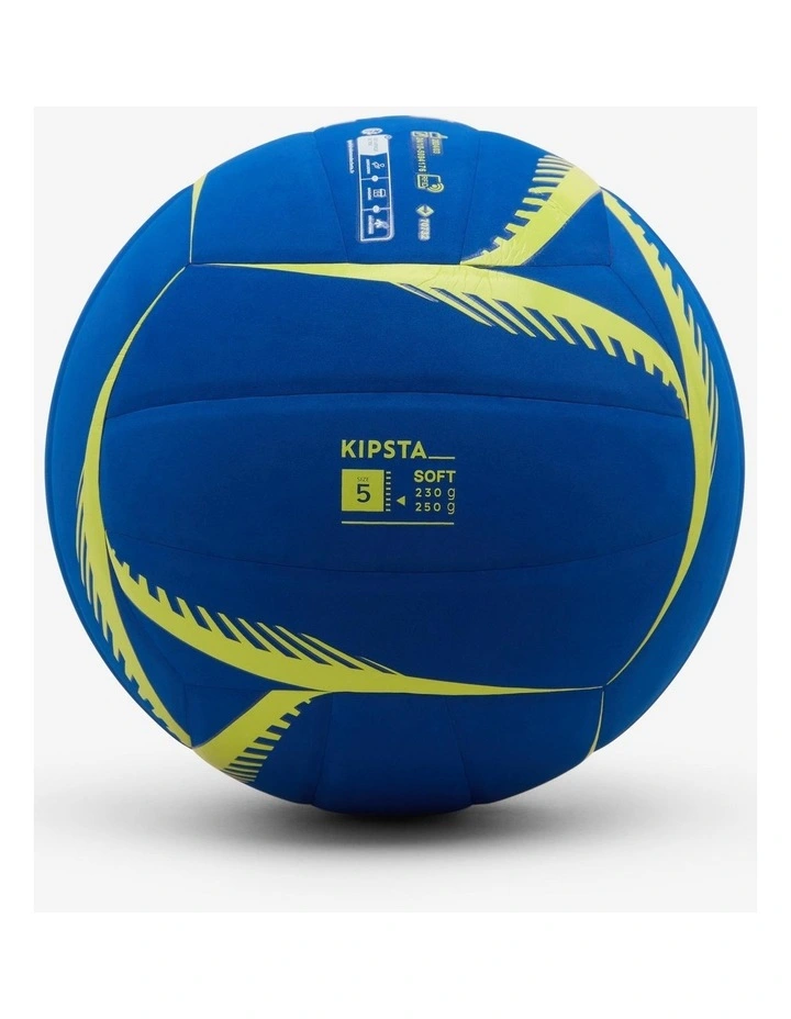 Decathlon | Volleyball 230/250 g Ball VB500 Soft - Blue/Yellow image 6