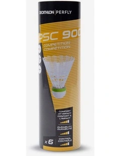 Decathlon | Plastic Badminton Shuttlecock Medium 6-pack - PSC 900