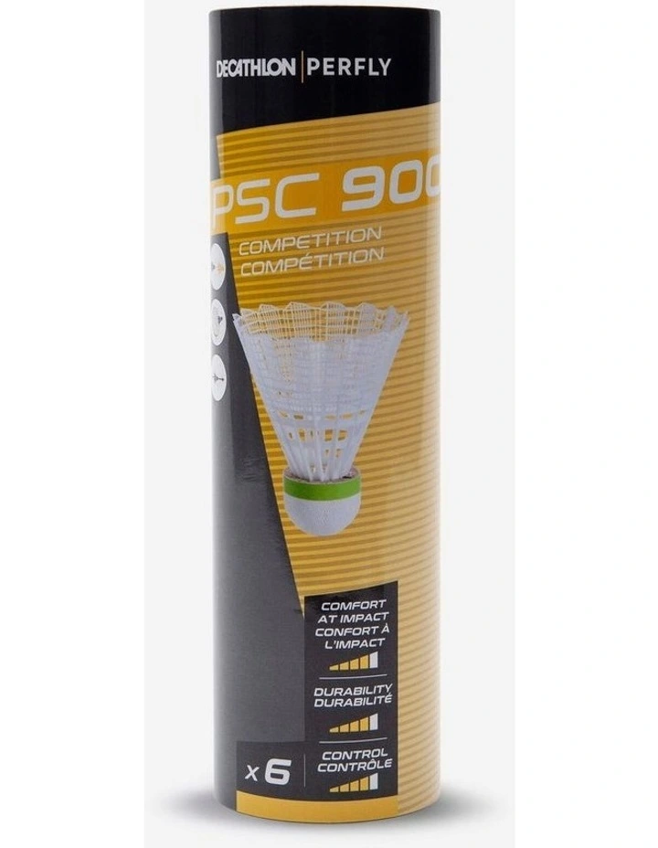 Decathlon | Plastic Badminton Shuttlecock Medium 6-pack - PSC 900 image 1