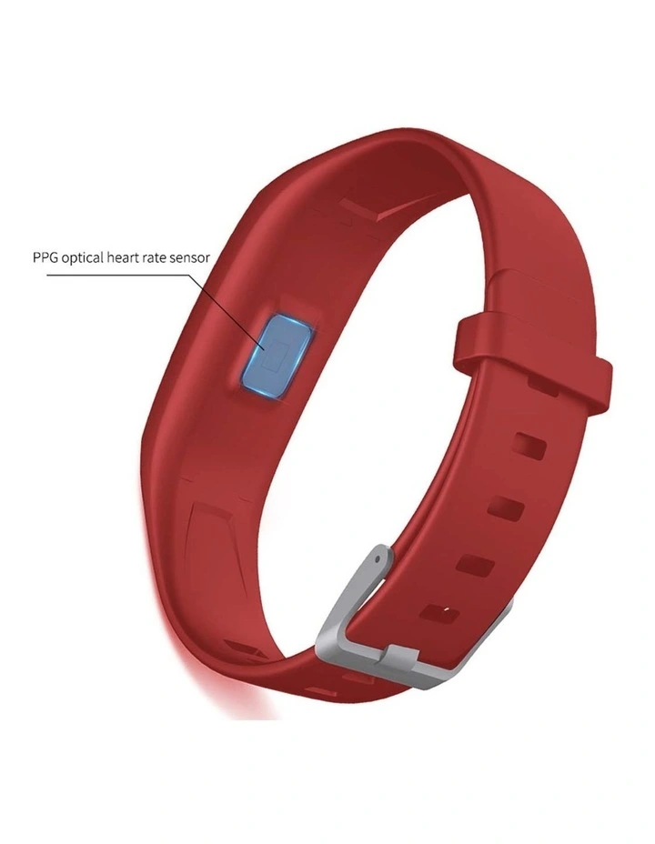 SOGA 2X Fitness Tracker Smart Watch Touch Screen Red image 3