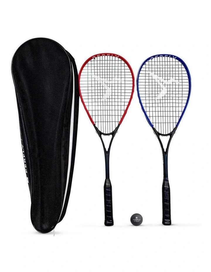 Decathlon | Squash Racket Set Wallbreaker 165 Club (2 Rackets/1 Red Dot Ball) image 1