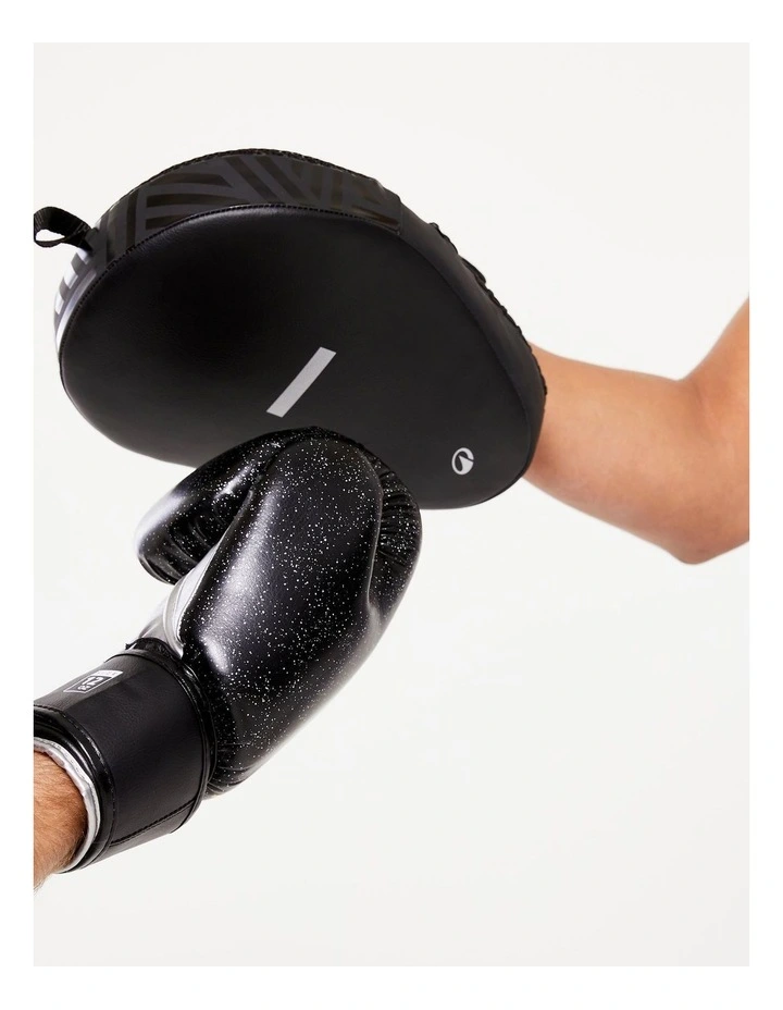 Decathlon | Curved Punch Mitts with Fastener Strap - Black image 5