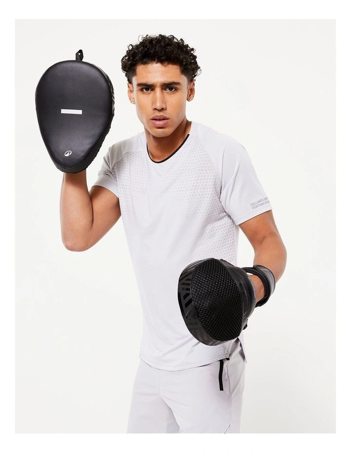 Decathlon | Curved Punch Mitts with Fastener Strap - Black image 6