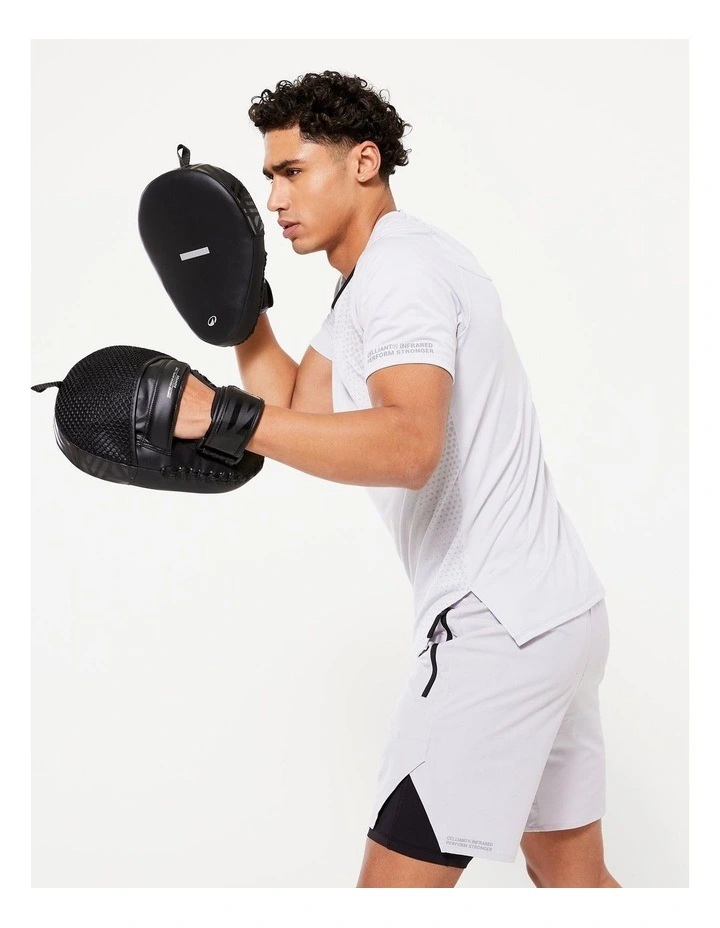 Decathlon | Curved Punch Mitts with Fastener Strap - Black image 7