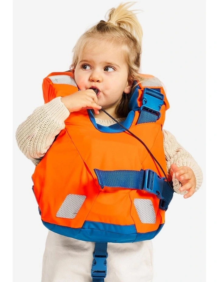 Decathlon | LJ100N Baby Life Jacket 10-15kg Orange Blue image 2
