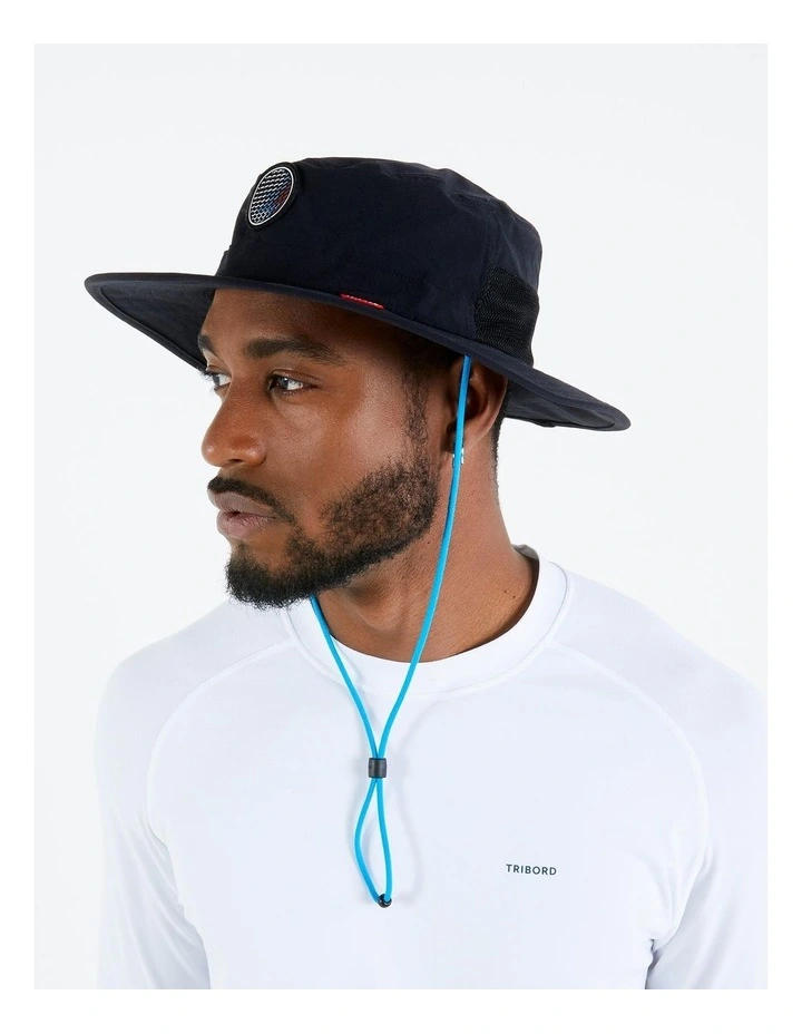 Decathlon | Adults Sailing Boat Hat 500 - Black image 4