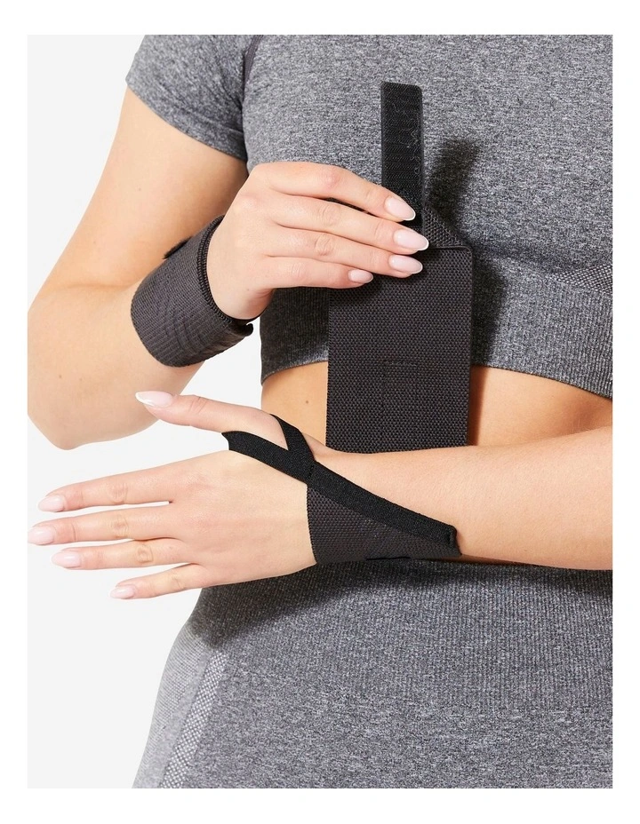 Decathlon | Weight Training Wrist Strap - Carbon Grey image 2
