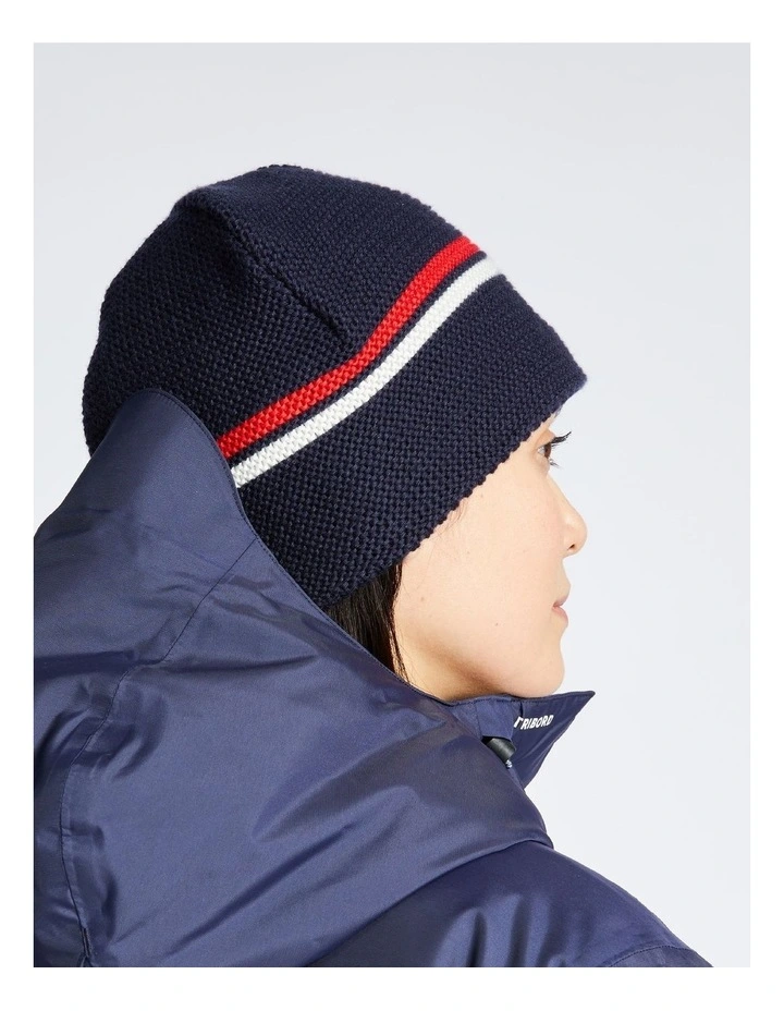 Decathlon | Adult sailing warm windproof beanie SAILING 100 - Blue white red image 4