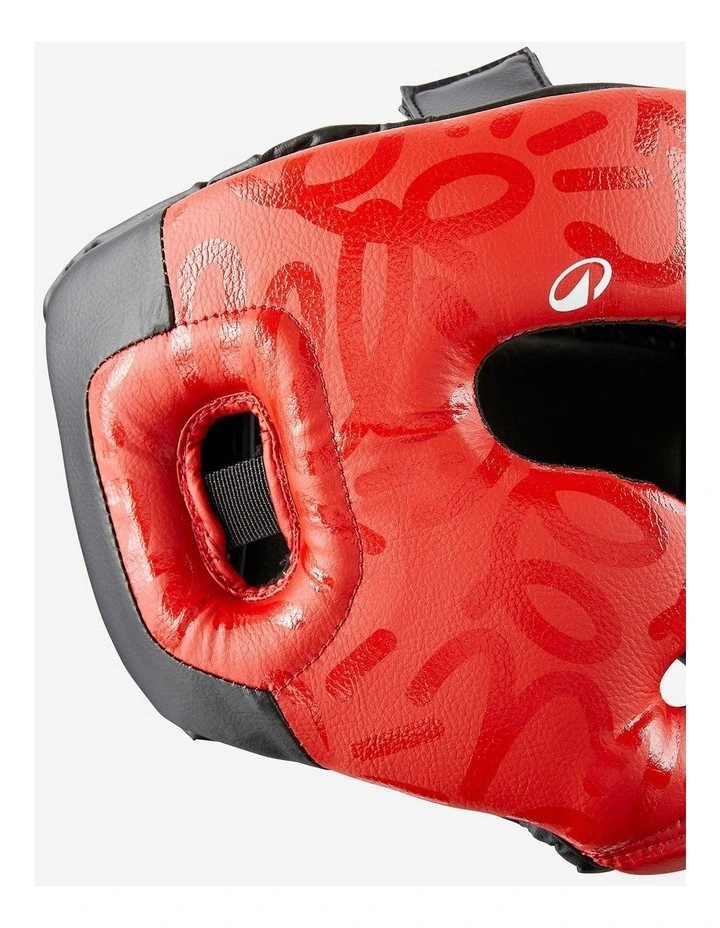 Decathlon | Kids' Boxing Full Face Headguard - Red image 3