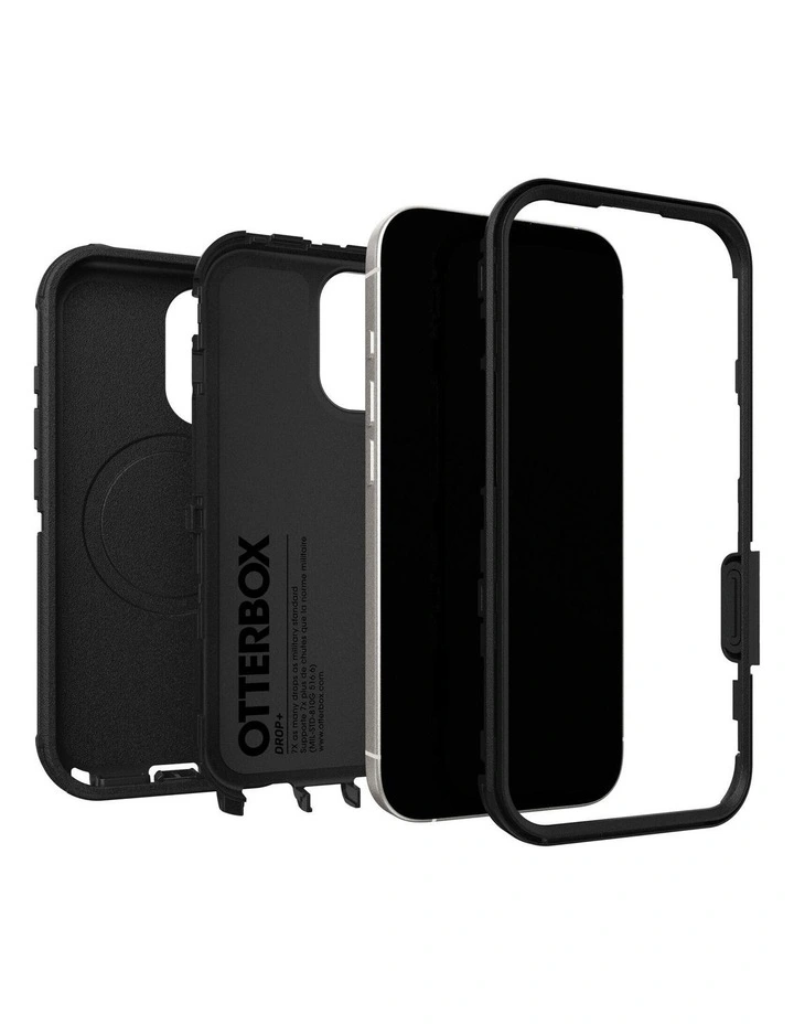 OtterBox Defender Pro MagSafe Case For Apple iPhone 17 - Black image 3
