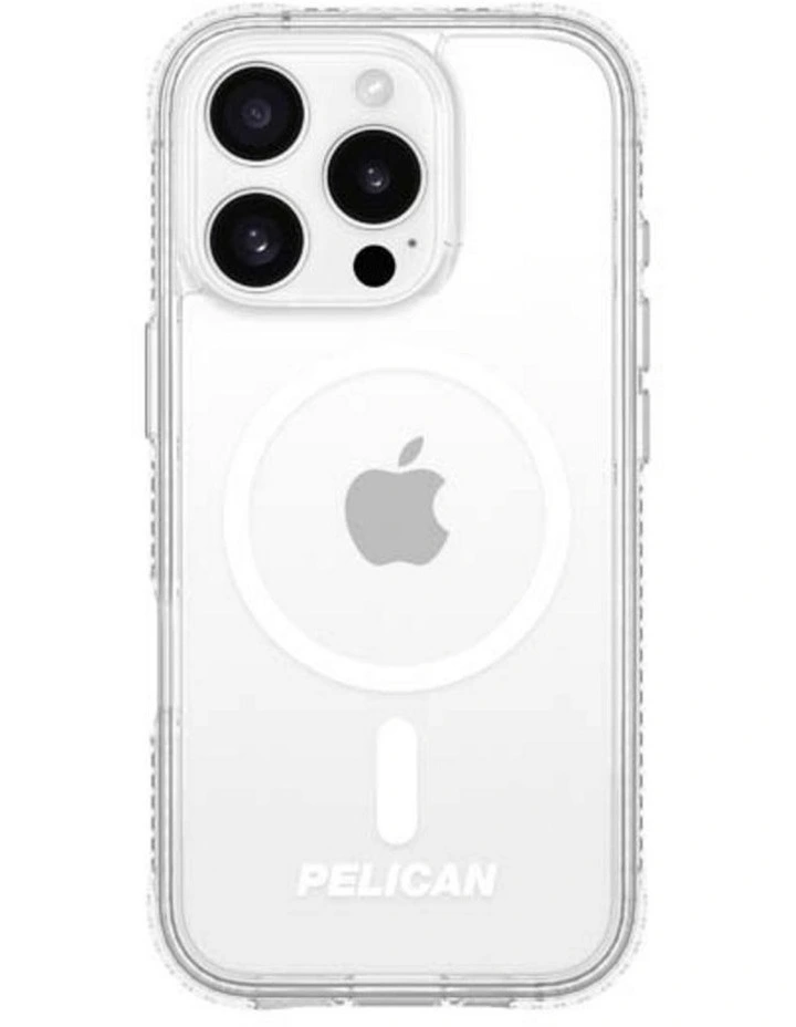 Pelican Protector MagSafe Case For iPhone 16 Pro - Clear image 1