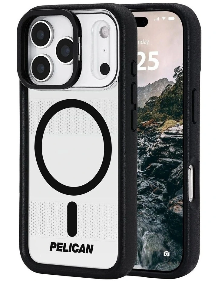 Pelican Protector MagSafe Case For Apple iPhone 17 Pro Clear/Black image 4
