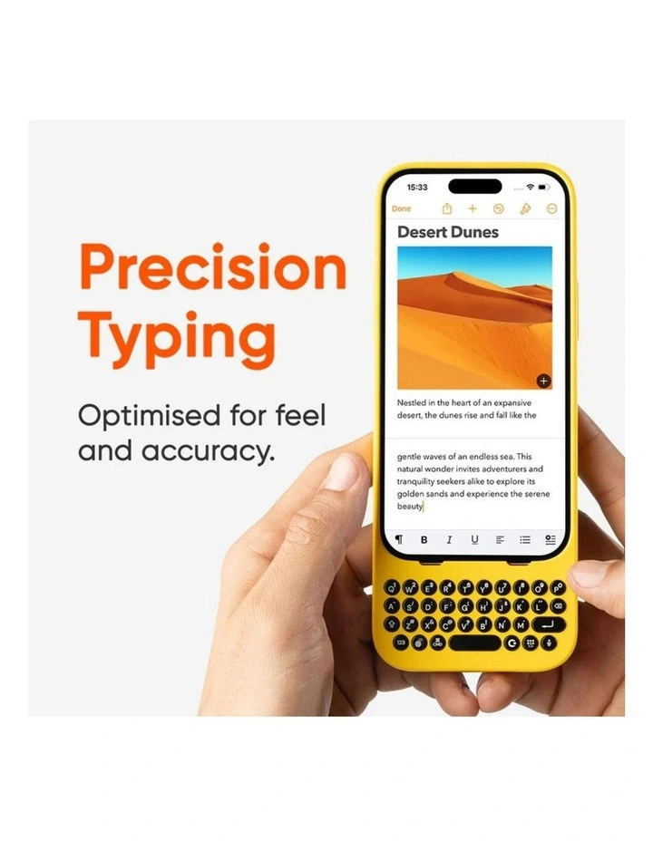Clicks Keyboard For iPhone 16 Pro - Onyx image 6