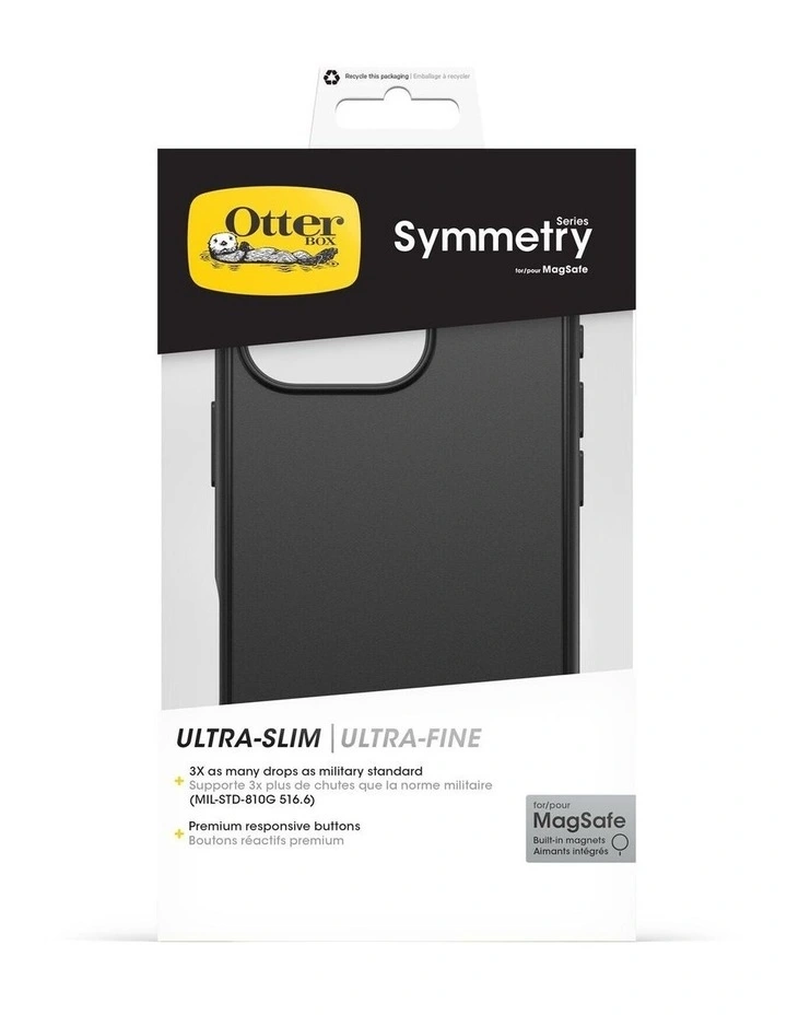 OtterBox Symmetry Cactus Leather Case For iPhone 16 Pro - Black image 4