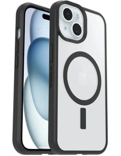 OtterBox React MagSafe Case For iPhone 16e/15/14/13 - Clear/Black