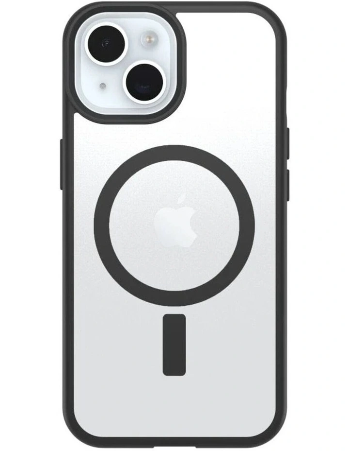 OtterBox React MagSafe Case For iPhone 16e/15/14/13 - Clear/Black image 4