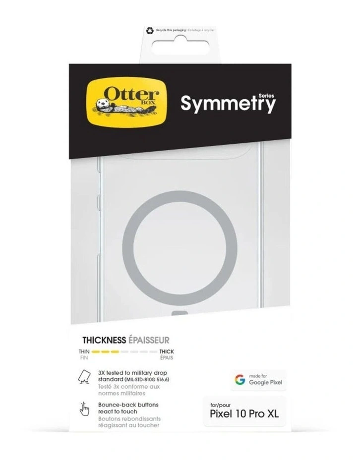 OtterBox Symmetry Case w/ Magnets For Google Pixel 10/10 Pro - Clear image 5