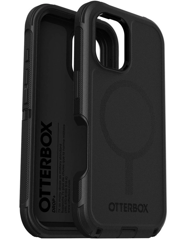 OtterBox Defender MagSafe Case iPhone 16 - Black image 3