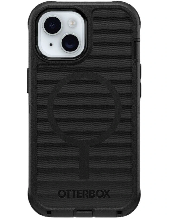 OtterBox Defender MagSafe Case For iPhone 16e/15/14/13 6.1 - Black image 2