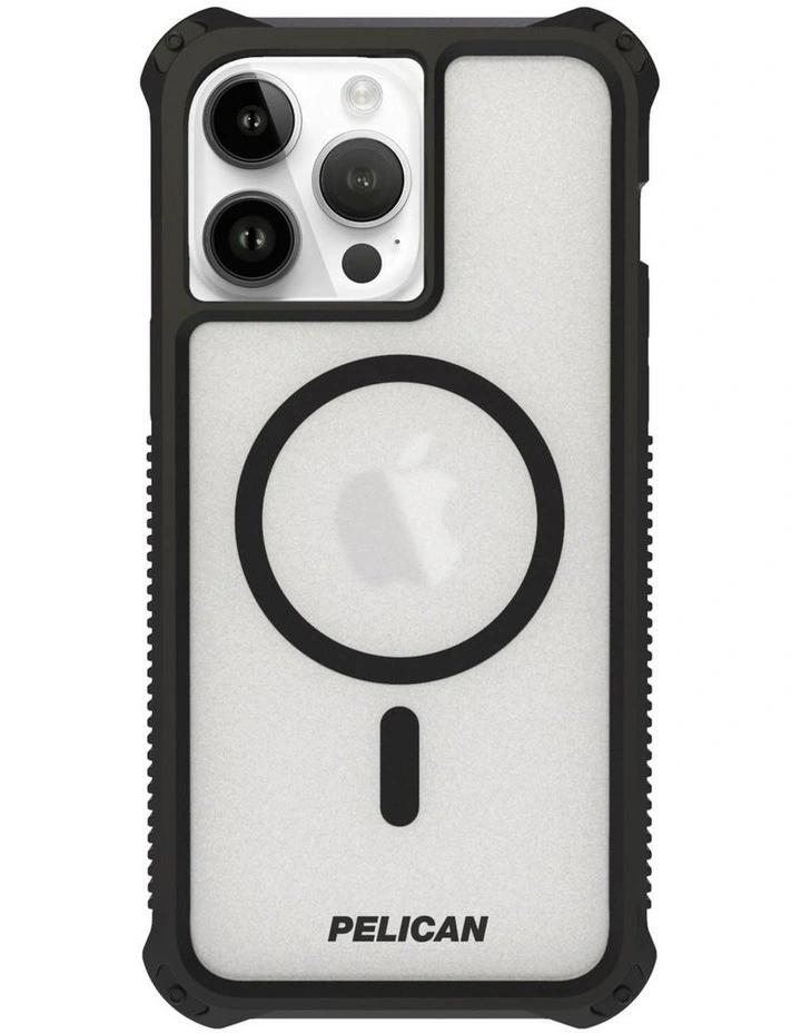 Pelican Guardian Rogue MagSafe Case For iPhone 15 - Clear / Black image 1