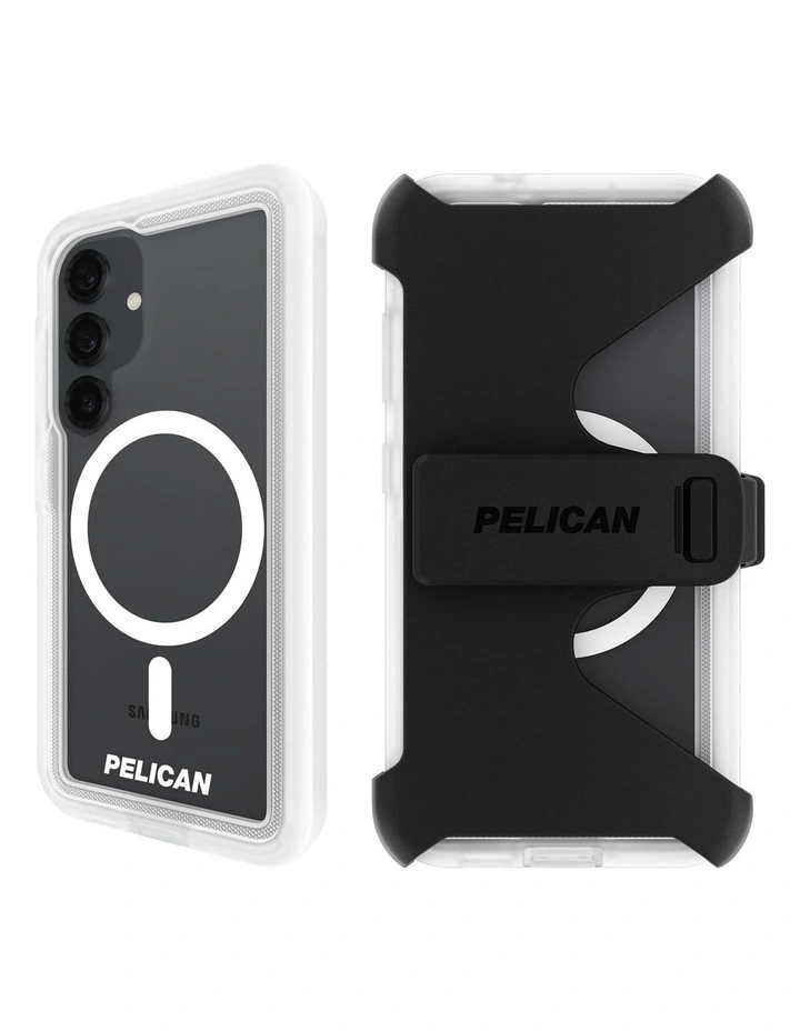 Pelican Voyager Case For Samsung Galaxy S25 - Clear image 1