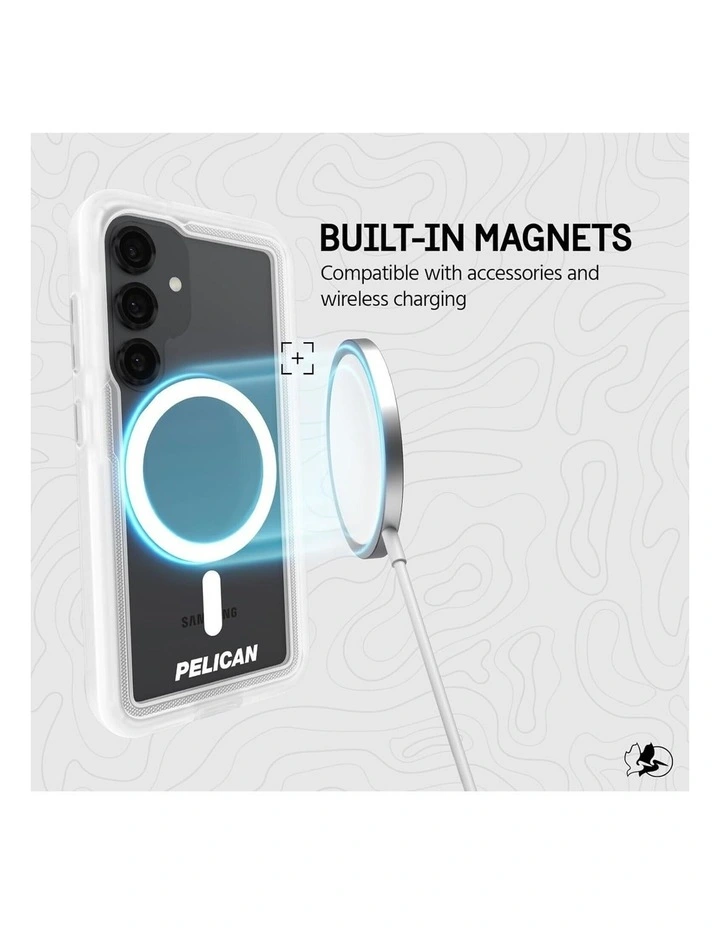 Pelican Voyager Case For Samsung Galaxy S25 - Clear image 3