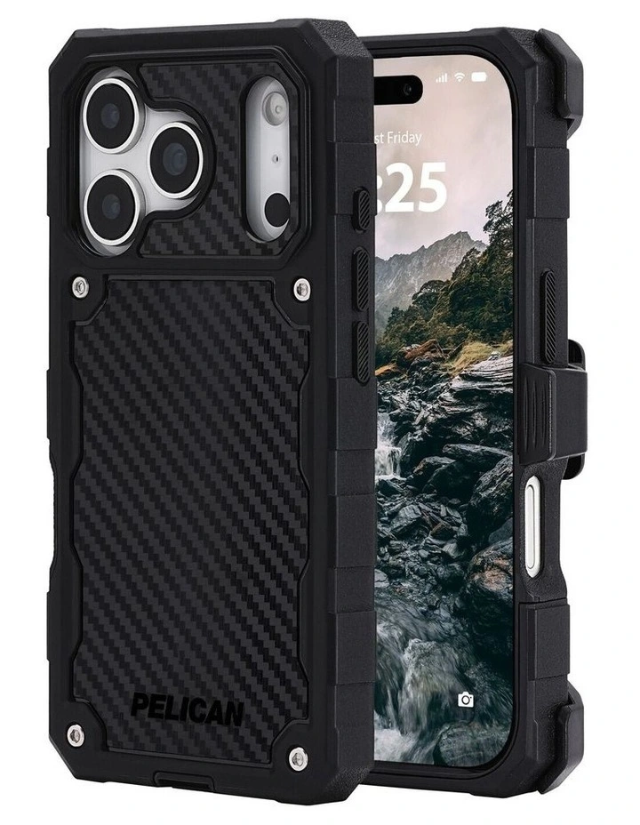 Pelican Shield MagSafe Case w/ Holster For iPhone 17 Pro - Carbon image 2