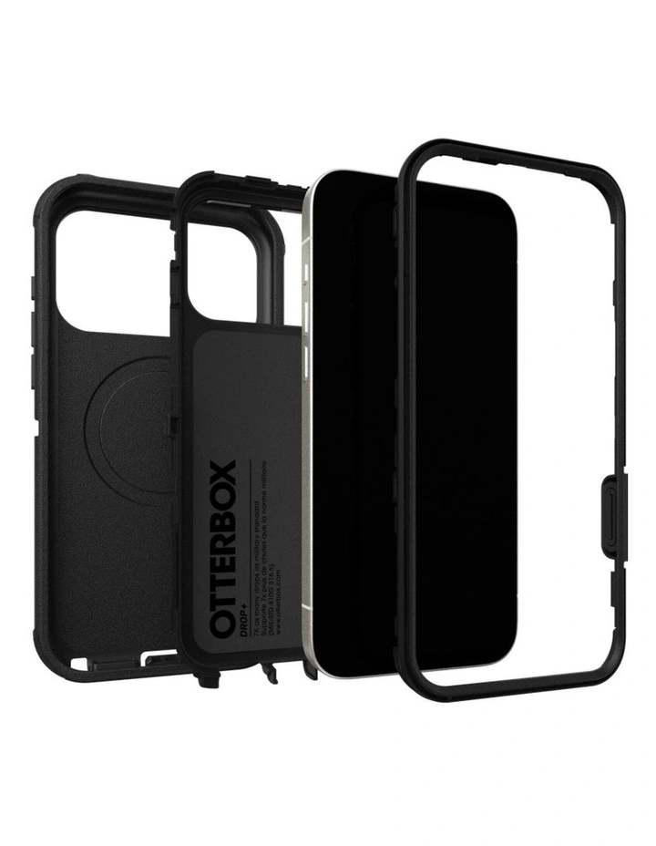 OtterBox Defender Pro MagSafe Case For iPhone 17 Pro - Black image 3