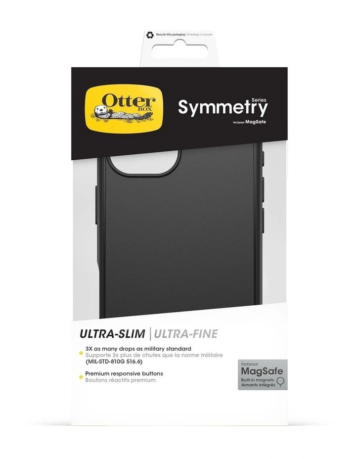 OtterBox Symmetry MagSafe Case For iPhone 16 - Black image 4